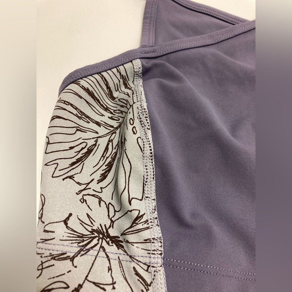 NWOT - Free People Women's Fired Up Yoga Sports Bra - Purple Combo - Picture 7 of 10